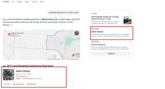 Amar Towing — AI Overview screenshot 4