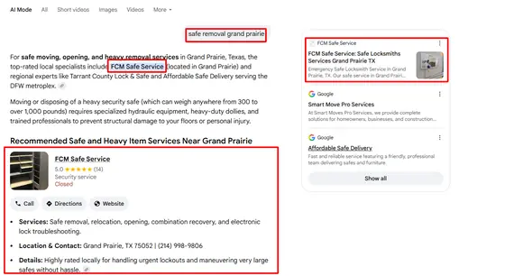 FCM Safe Service — AI Overview screenshot 10