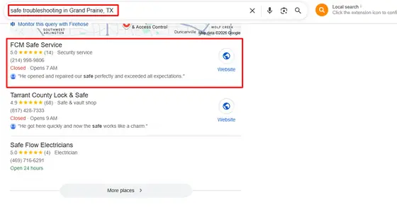 FCM Safe Service — Google Map Rankings screenshot 7