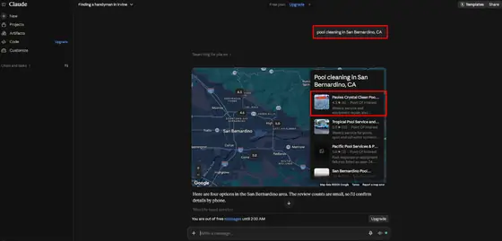 Paules Crystal Clean Pools — LLM Visibility screenshot 4