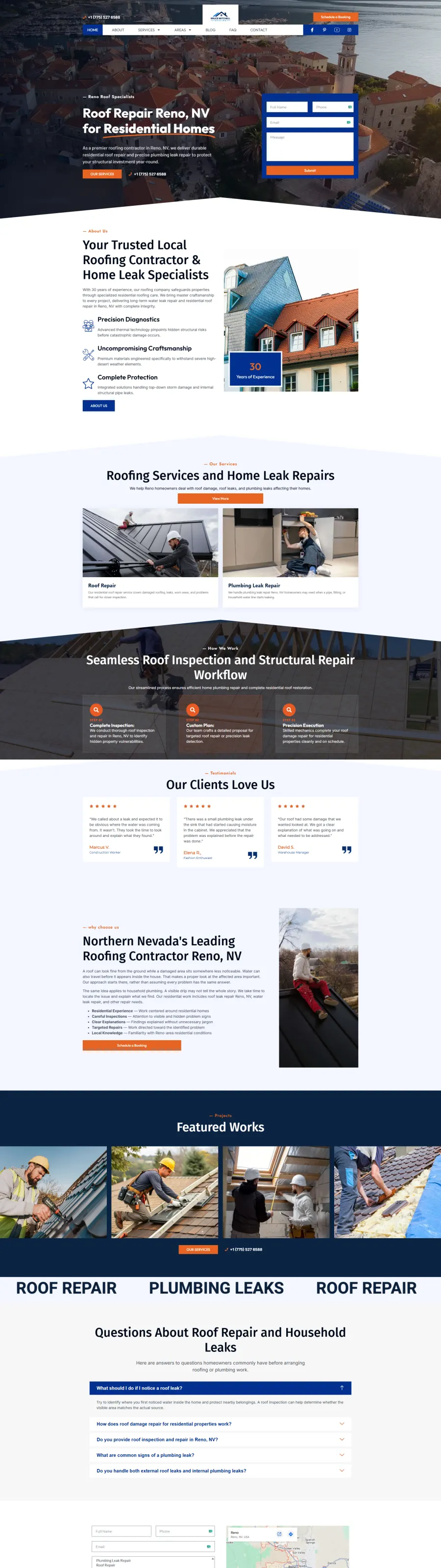 Bruce Michell Roofing website