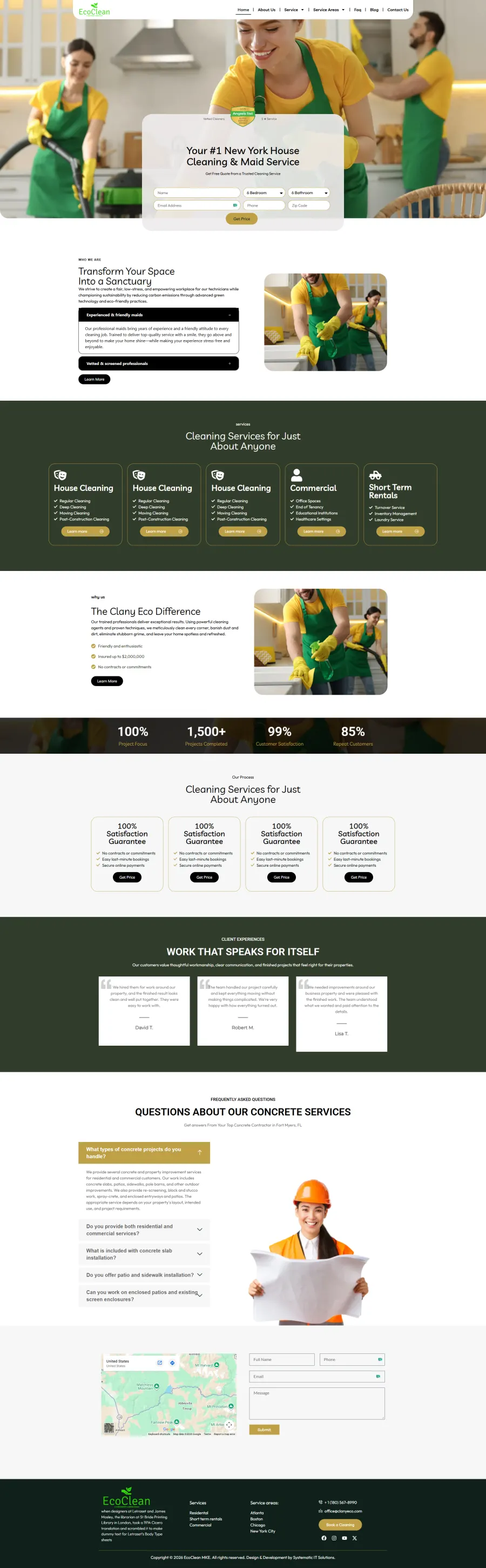EcoClean MKE website