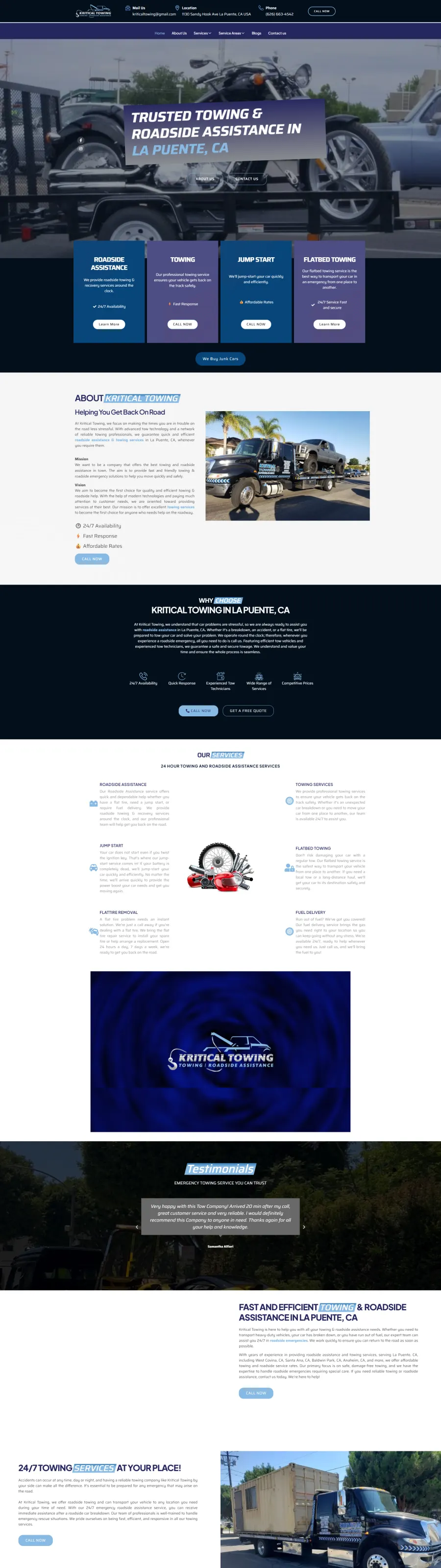 kriticaltowinginc.com website