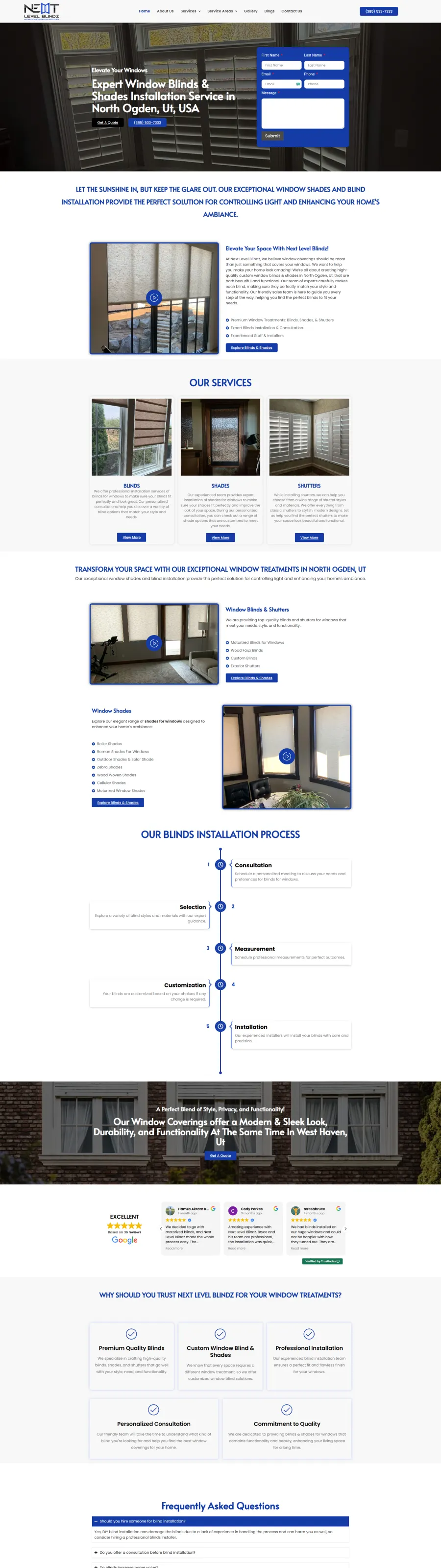 nextlevelblindz.net website