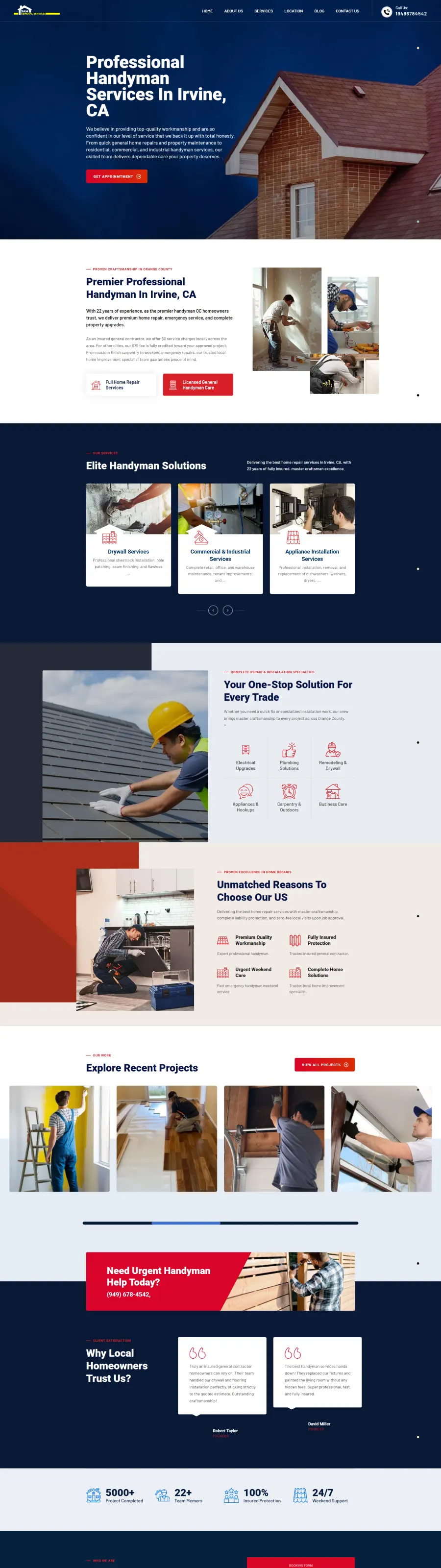 samhandymangeneralservices.com website