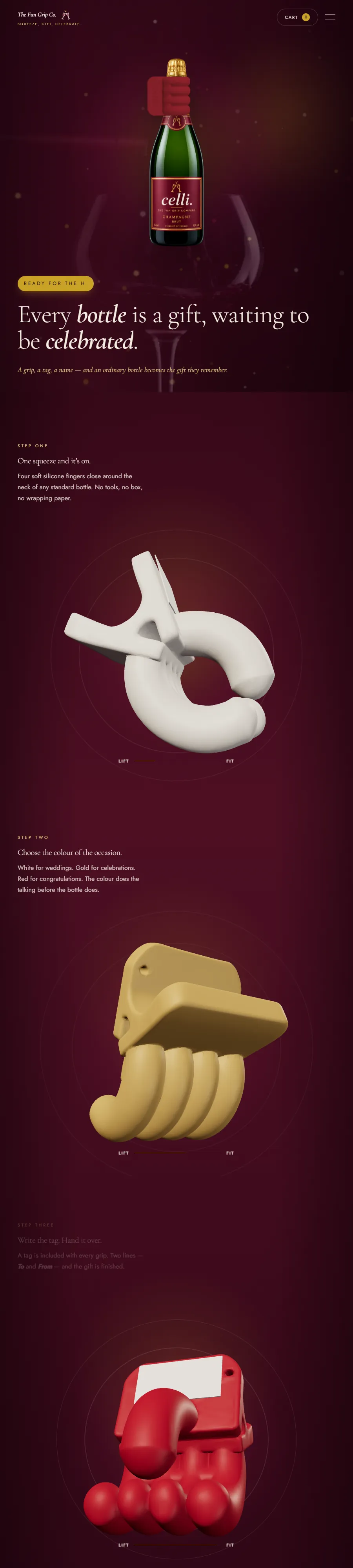 Celli — The Fun Grip Company website