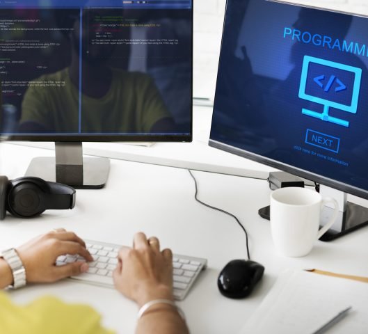 Programming Software Code Application Technology Concept Programming Software Code Application Technology Concept